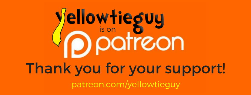 YellowTieGuy is on Patreon. Thanks for your support!